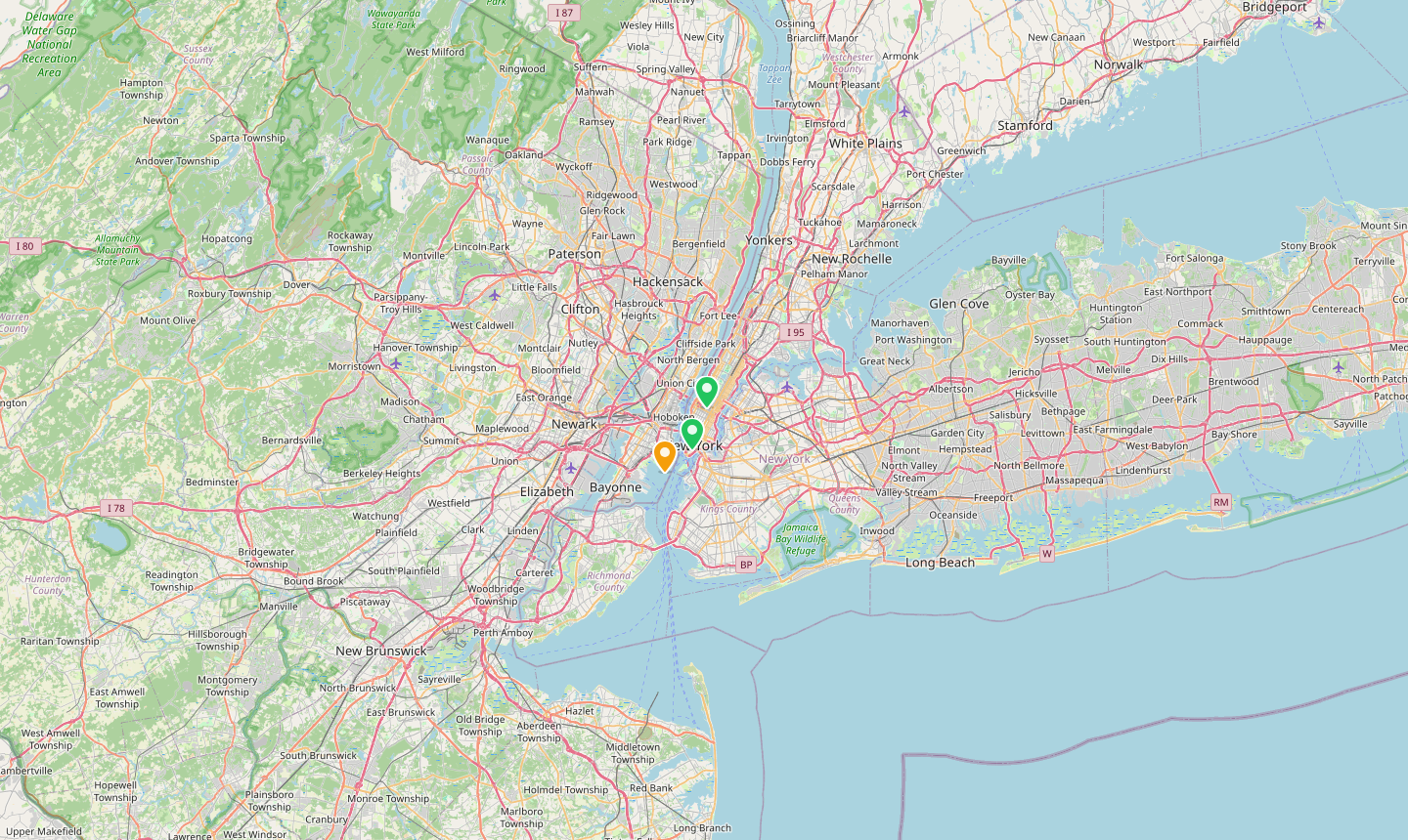 FleetOS Pro live GPS tracking — America fleet
